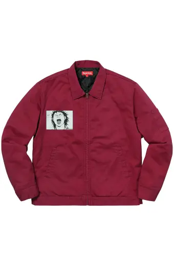 Akira Kaneda Cyberpunk 2077 Video Game Maroon Supreme Jacket