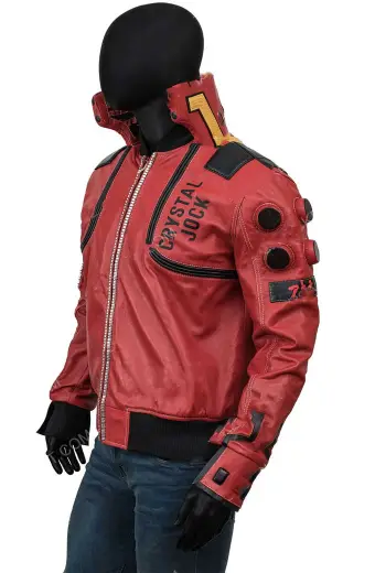 Cyberpunk 2077 Gaming Akira Kaneda Capsule Red Cosplay Jacket