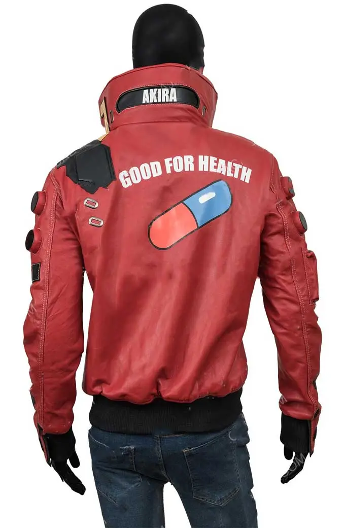 Akira Kaneda Cyberpunk 2077 Video Game Red Capsule Jacket cyberpunk-2077-akira-leather-jacket