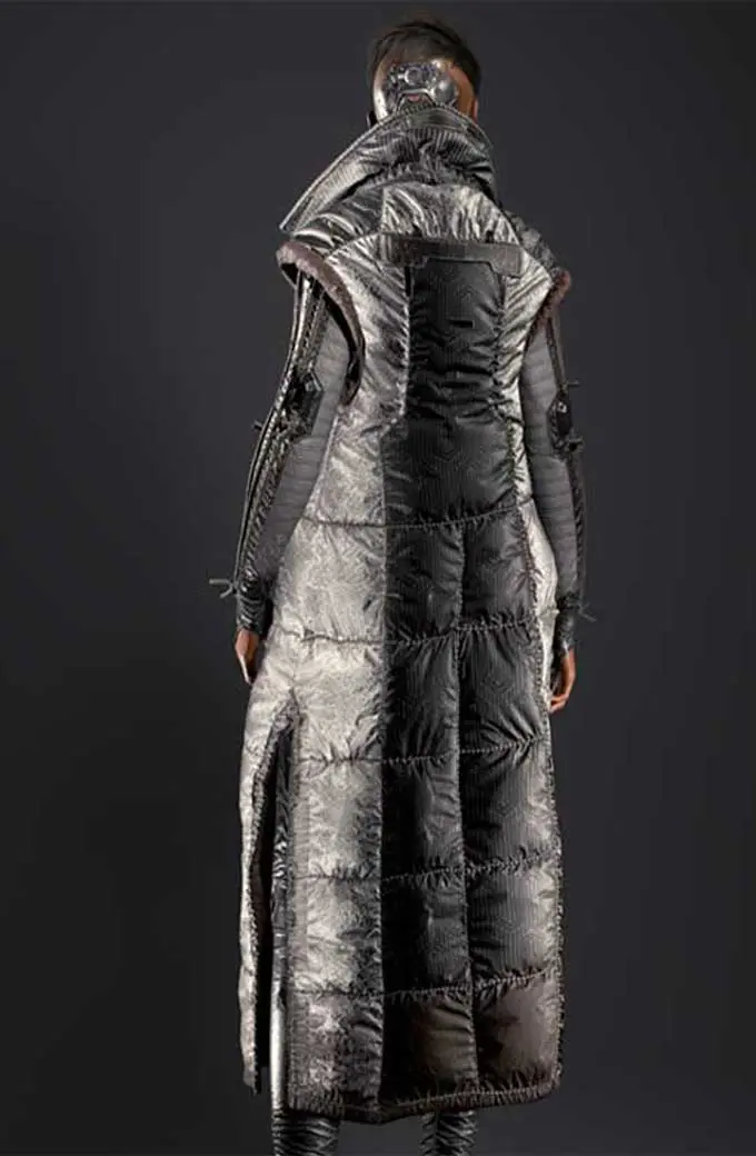 Brigitte Snuggly Cyberpunk 2077 Video Game Long Parachute Coat cyberpunk-2077-brigitte-snuggly-coat