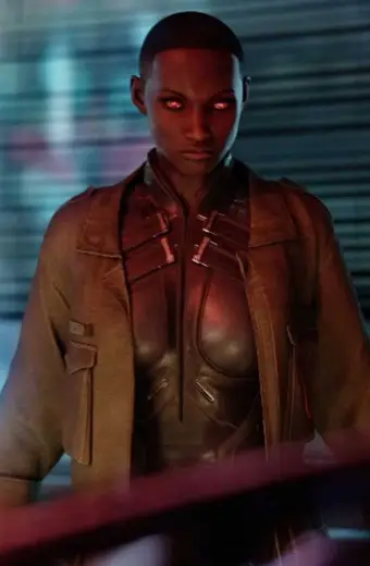 Cyberpunk 2077 Video Game T-Bug Brown Cosplay Leather Jacket