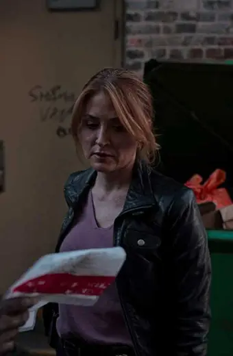 Detective Chesler Sasha Alexander Dangerous Lies Bomber Jacket