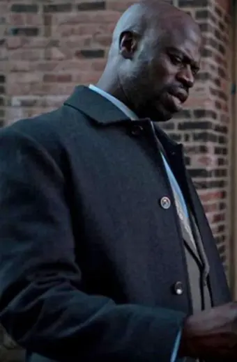Garfield Wilson Detective Dangerous Lies Black Wool Coat