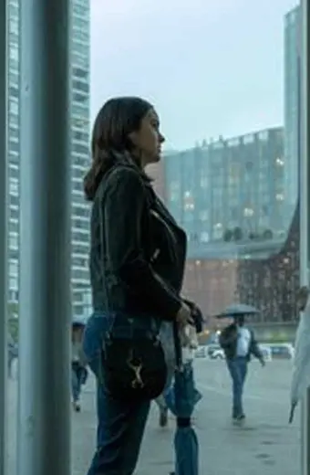 Dangerous Lies Katie Camila Mendes Biker Black Leather Jacket dangerous-lies-camila-mendes-jacket