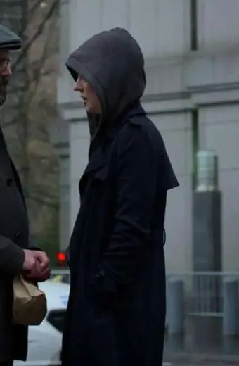 Daredevil Deborah Ann Woll Karen Page Black Cotton Trench Coat karen-page-deborah-daredevil-coat