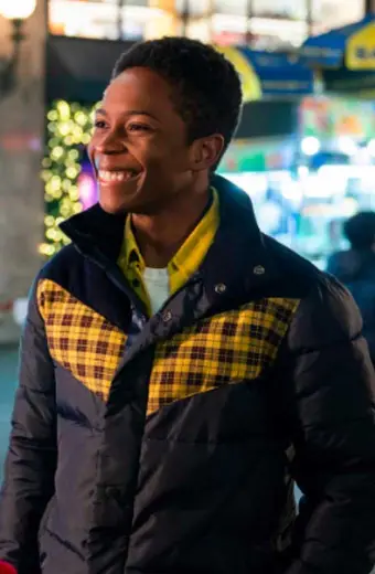 Dante Brown Dash Lily Boomer Black Parachute Puffer Jacket
