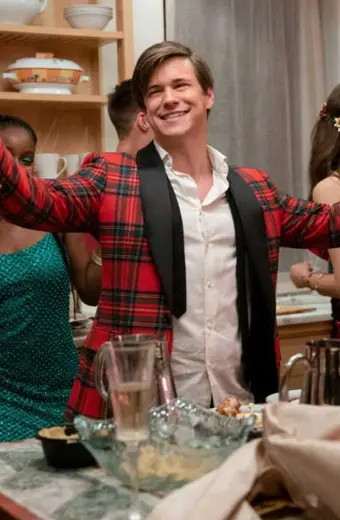 Glenn McCuen Dash And Lily Edgar Thibaud Red Checked Blazer