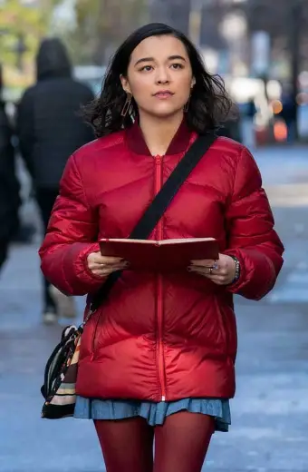 Midori Francis Dash Lily Red Parachute Puffer Quilted Jacket midori-francis-dash-lily-jacket