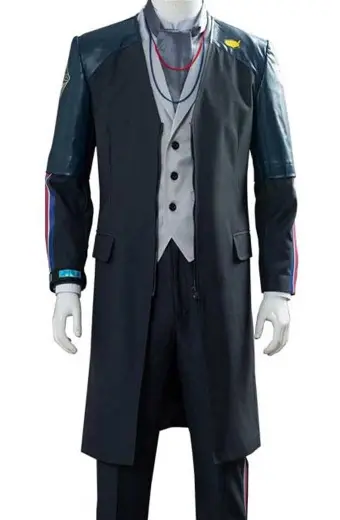Die Hardman Bridges Death Stranding Black Cosplay Wool Coat