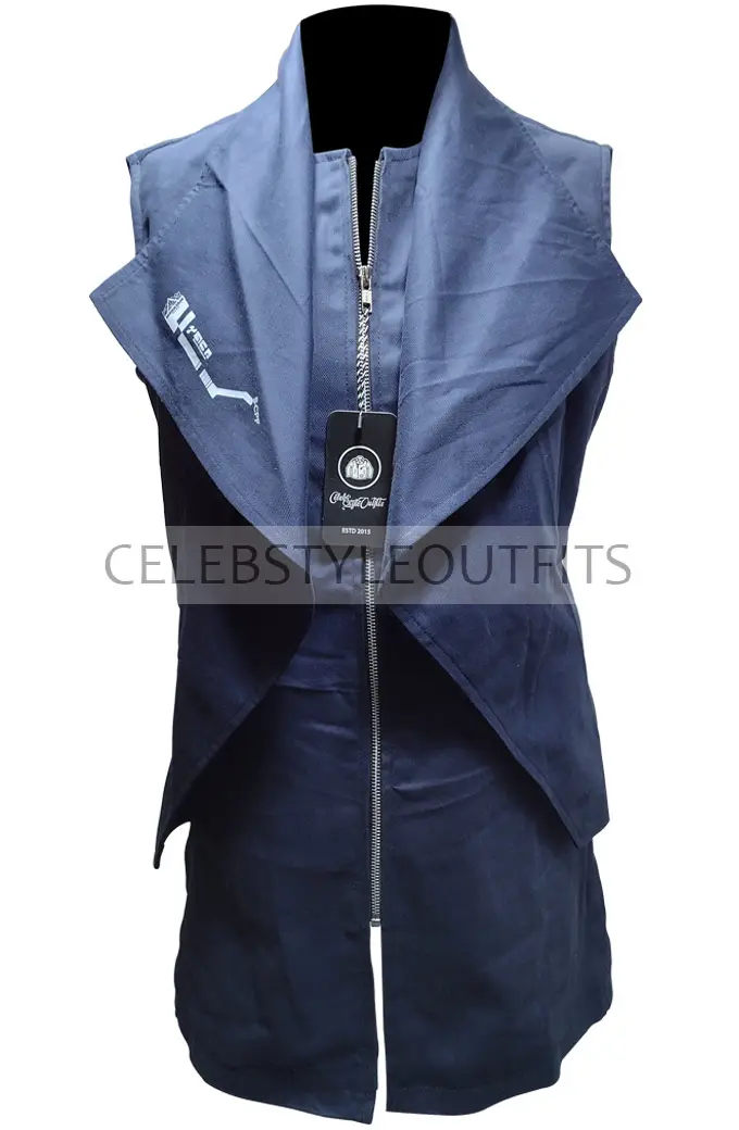 Lockne Margaret Qualley Death Stranding Mama Blue Cosplay Vest margaret-qualley-lockne-death-stranding-vest