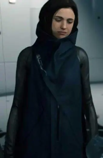 Margaret Qualley Lockne Death Stranding Mama Blue Cosplay Vest
