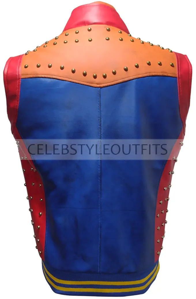 Booboo Stewart Jay Descendants 2 Red Cosplay Leather Vest descendants-2-jay-vest