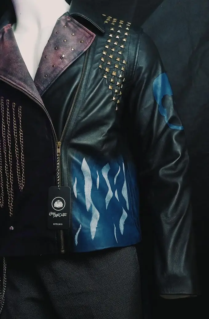 Descendants 3 Cheyenne Jackson Hades Studded Cosplay Jacket descendants3-hades-jacket