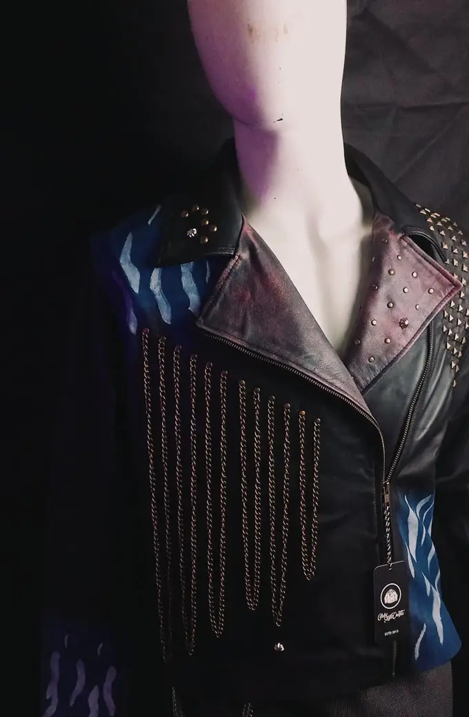 Descendants 3 Cheyenne Jackson Hades Studded Cosplay Jacket descendants3-hades-jacket