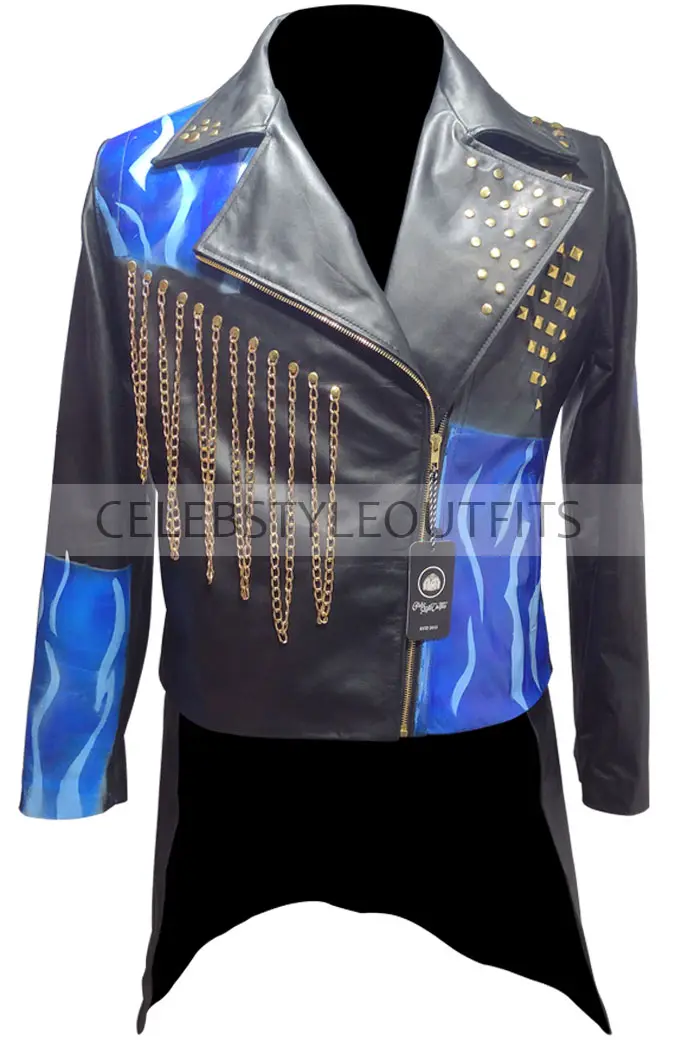 Descendants 3 Cheyenne Jackson Hades Studded Cosplay Jacket descendants3-hades-jacket