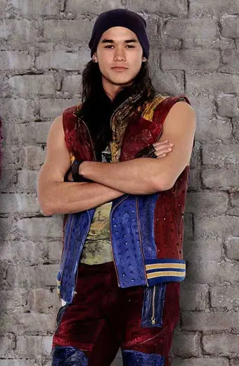 Descendants 2 Jay Booboo Stewart Red Cosplay Leather Vest