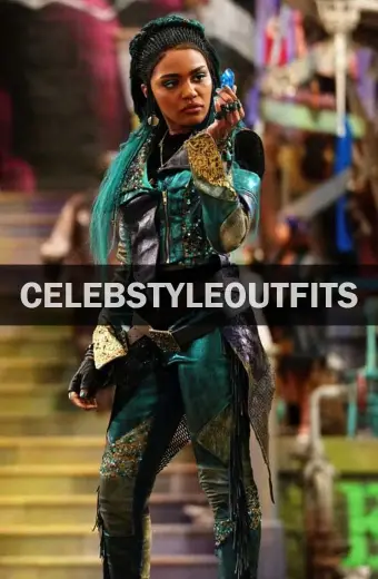 Descendants 3 China Anne McClain Uma Sea Green Cosplay Jacket