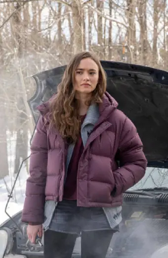 Johnny Sequoyah Audrey Bishop Dexter New Blood Quilted Jacket dexter-new-blood-johnny-sequoyah-jacket