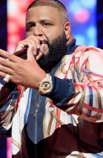 DJ Khaled BMI Hip Hop Awards Bomber White Cotton Jacket