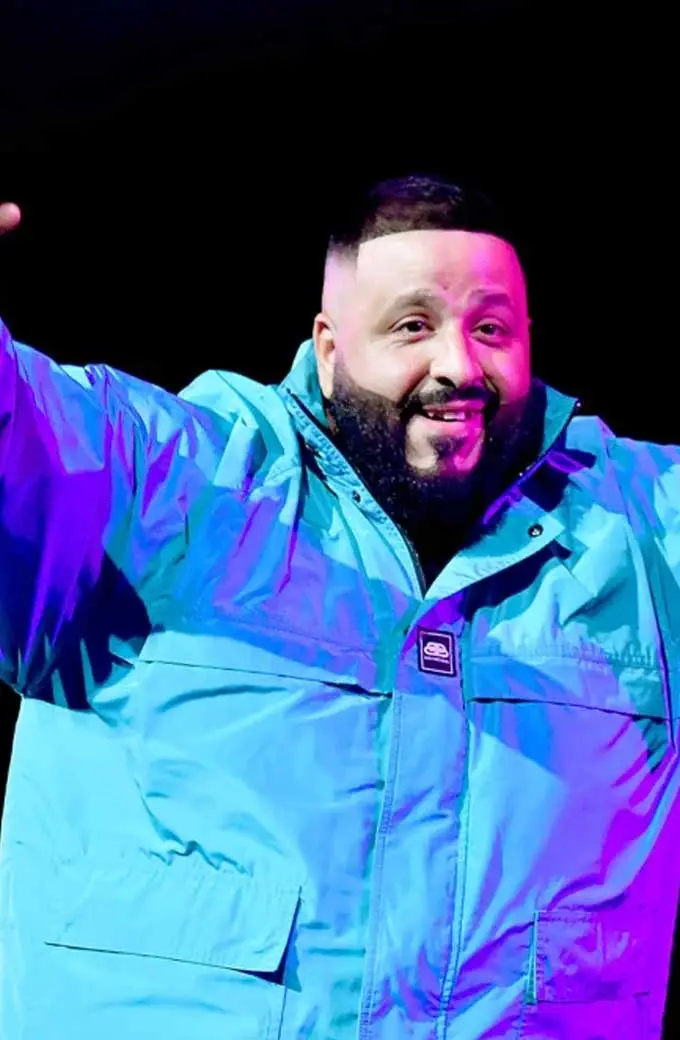 EA Sports Bowl DJ Khaled Bomber Glossy Blue Cotton Jacket dj-khaled-ea-sports-bowl-jacket