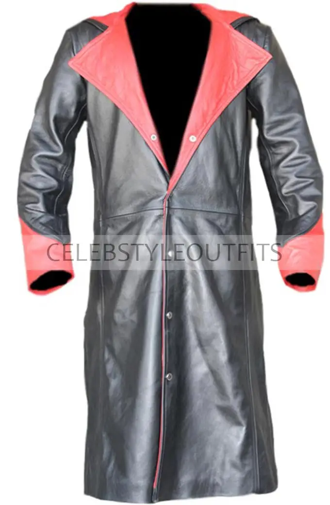 Devil May Cry Sons Of Sparda Dante Hooded Black Cosplay Coat dante-devil-may-cry-sons-of-sparda-coat