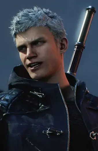 Devil May Cry Video Game Nero Cosplay Hooded Blue Cotton Coat nero-video-game-devil-may-cry-coat