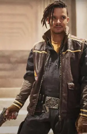 Vinder Jacob Anderson Doctor Who TV Show Brown Leather Vest doctor-who-jacob-vinder-vest