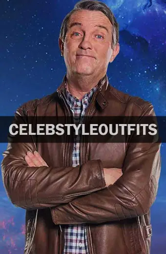 Doctor Who Graham OBrien Bradley Walsh Brown Leather Jacket bradley-walsh-doctor-who-brown-jacket
