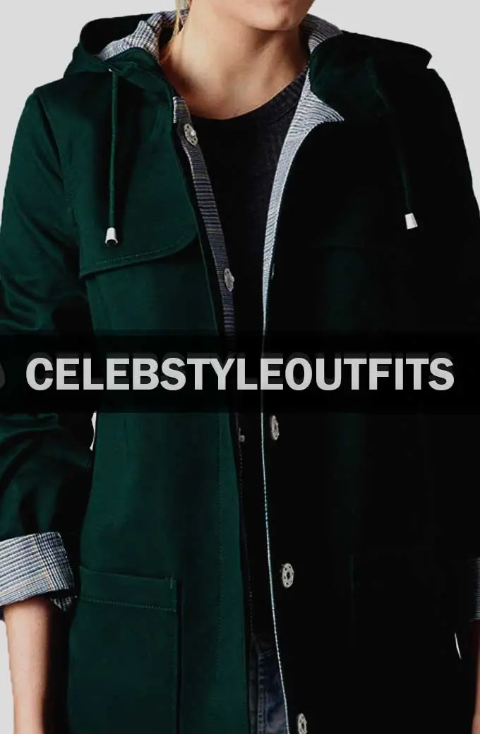 Doctor Who Jenna Coleman Clara Oswald Green Cotton Coat doctor-who-jenna-coleman-green-coat