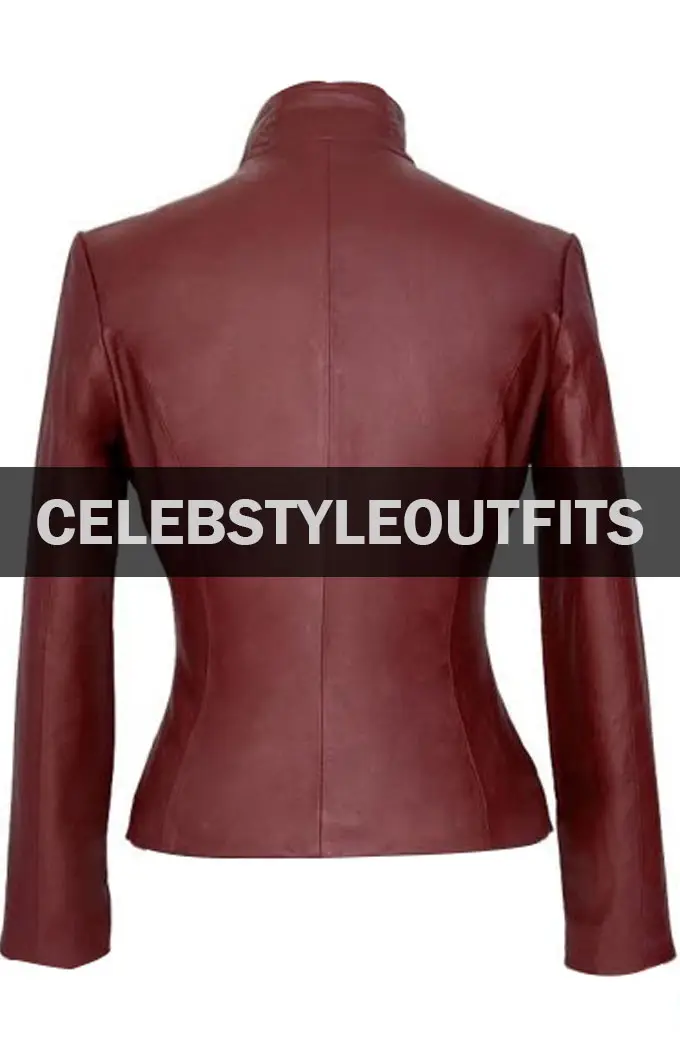 Martha Jones Freema Agyeman Doctor Who Brown Leather Jacket martha-jones-doctor-who-brown-jacket