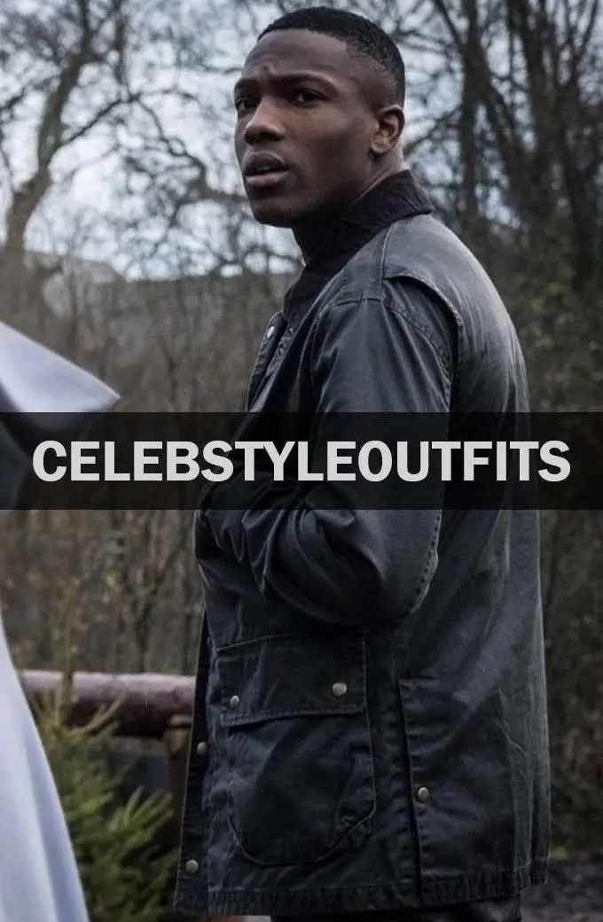 Tosin Cole Ryan Sinclair Doctor Who TV Show Grey Cotton Jacket doctor-who-tosin-cole-grey-jacket