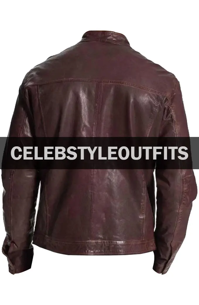 Don Jon Joseph Gordon-Levitt Brown Bomber Leather Jacket joseph-gordon-levitt-don-jon-jacket