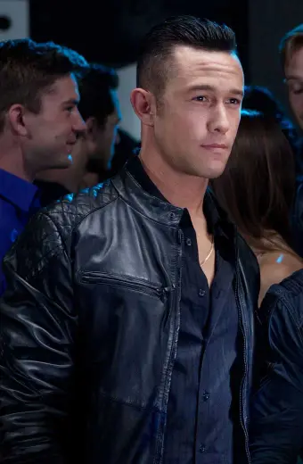 Joseph Gordon Levitt Don Jon Bomber Black Quilted Jacket