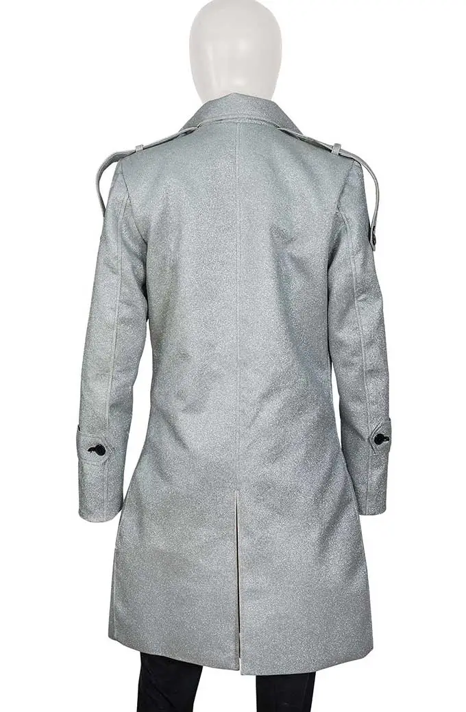 Dynasty Fallon Carrington Elizabeth Gillies Silver Trench Coat dynasty-elizabeth-gillies-coat