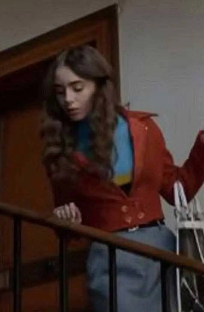 Emily Cooper Lily Collins Emily in Paris Brown Wool Jacket emily-in-paris-emily-cooper-brown-wool-jacket