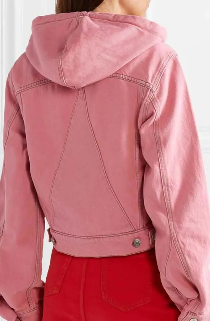 Emily in Paris Emily Cooper Lily Collins Pink Hooded Jacket emily-in-paris-lily-collins-pink-jacket