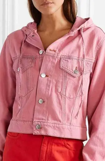 Lily Collins Emily Cooper Emily in Paris Pink Hooded Jacket