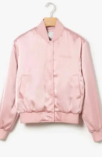 Lily Collins Emily Cooper Emily in Paris Pink Satin Jacket