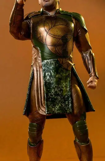 Gilgamesh Ma Dong Seok Eternals Movie Brown Leather Tailcoat eternals-gilgamesh-tail-coat
