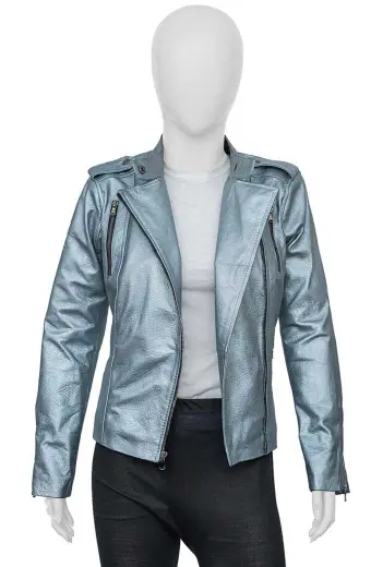 Rachel McAdams Sigrit Ericksdottir Eurovision Biker Jacket