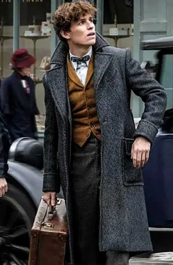 Eddie Redmayne Fantastic Beasts Newt Scamander Trench Coat