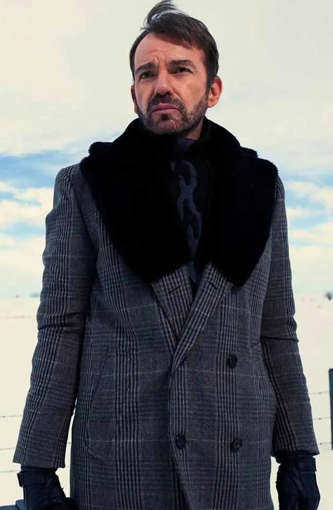 Fargo Billy Bob Thornton Lorne Malvo Checked Grey Plaid Coat billy-bob-thornton-fargo-malvo-coat