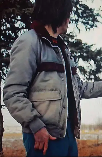 Allan Dobrescu Fargo Charlie Gerhardt Grey Bomber Jacket