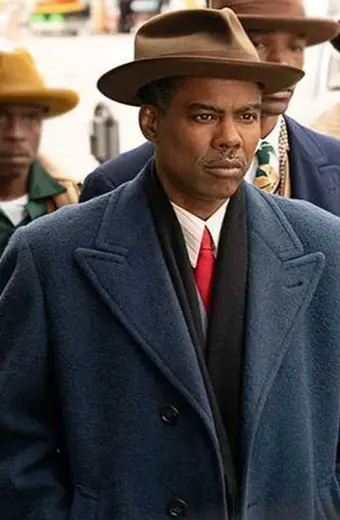 Fargo TV Series Chris Rock Loy Cannon Grey Wool Trench Coat