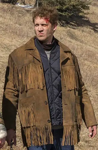 Russell Harvard Fargo Mr Wrench Brown Suede Fringe Jacket