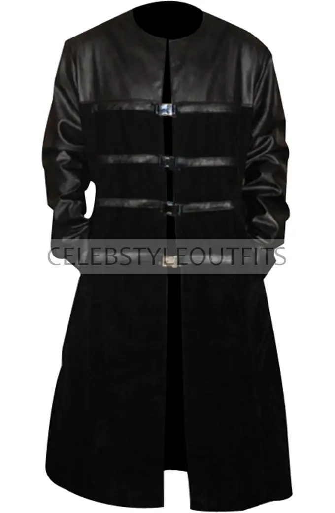Ben Browder John Crichton Farscape Black Long Trench Coat farscape-ben-browder-trench-coat