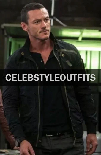 Fast And Furious Luke Evans Owen Shaw Black Bomber Jacket