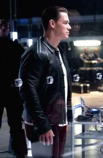 Fast And Furious Jakob Toretto John Cena Black Leather Jacket