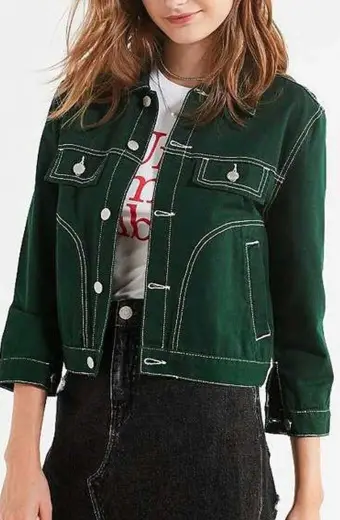 Corinne Massiah May Grant 9-1-1 TV Series Green Cotton Jacket