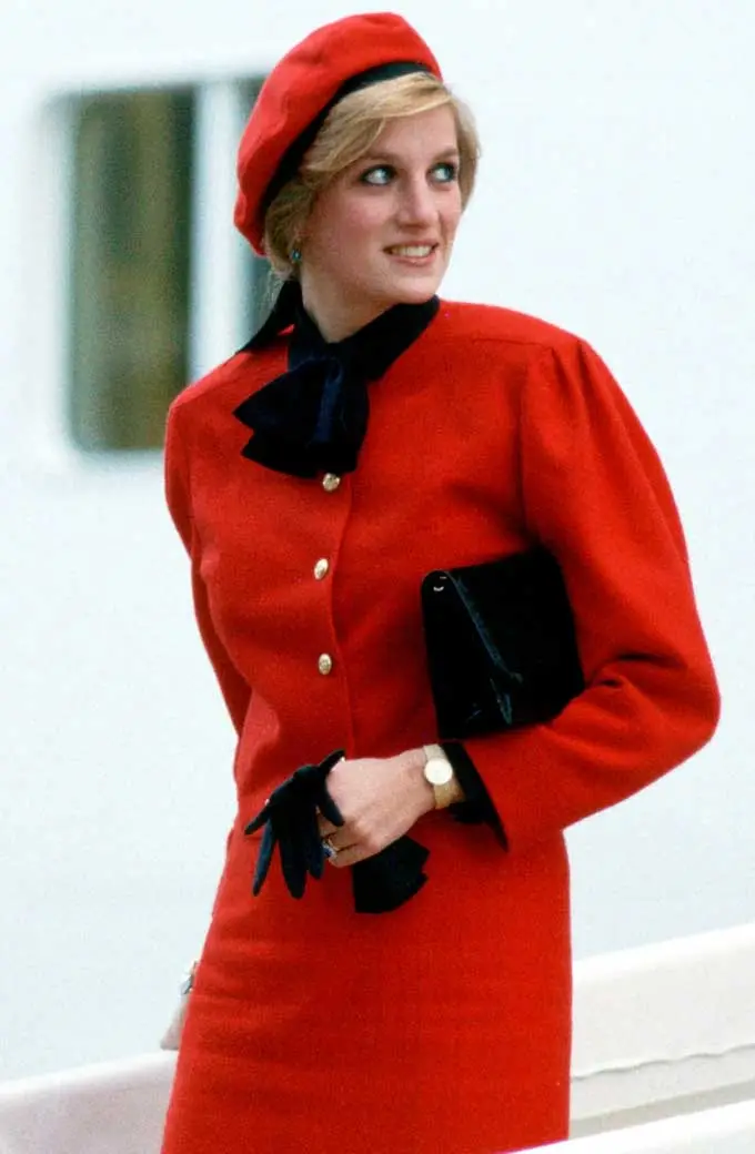 Spencer Kristen Stewart Princess Diana Red Wool Trench Coat princess-diana-spencer-trench-coat